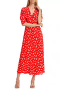 RIXO Zadie Dress in Easy Floral Red