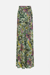 Diane Von Furstenberg Krisa Reversible Skirt in Garden Paisley Mint