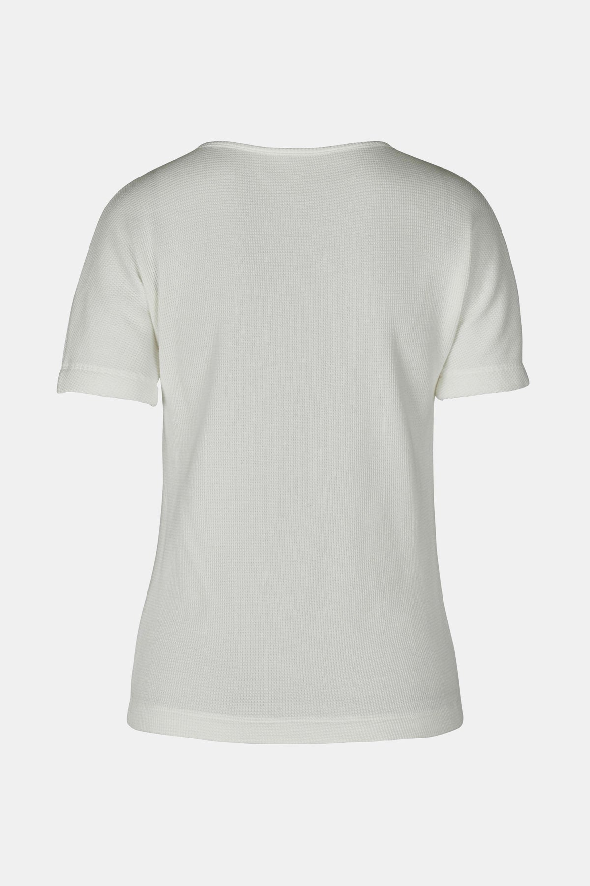 Back Scoop Neck T-Shirt in White