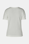 LE17SEPTEMBRE Back Scoop Neck T-Shirt in White