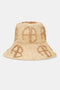 Anine Bing Cabana AB Bucket Hat in Natural Straw