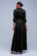 L'Agence Cammi Shirt Dress in Black