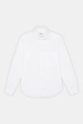 With Nothing Underneath The Classic Poplin Shirt in White