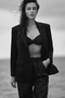 Anine Bing Classic Wool Blazer in Black