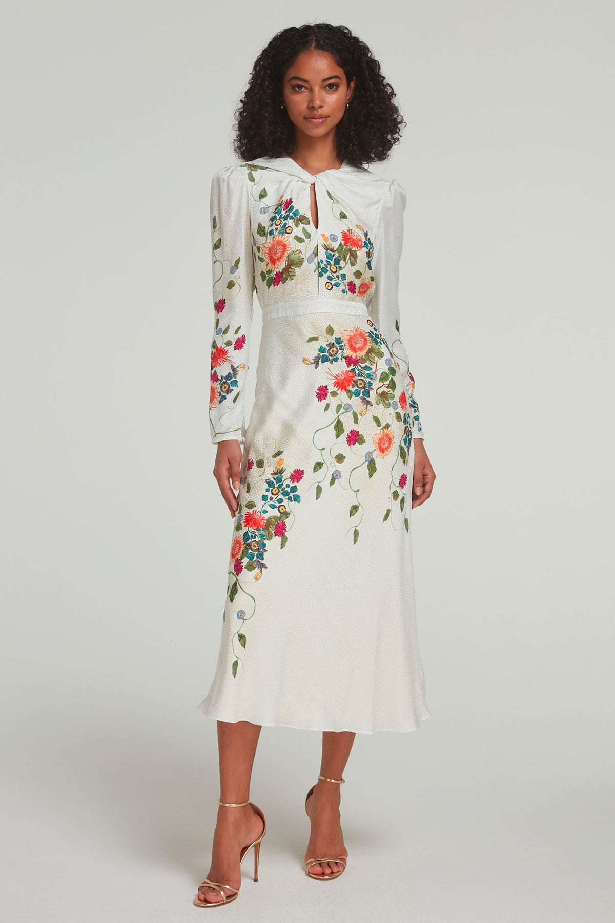 Claudia Dress in Floral Bouquet