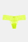Cosabella Cutie Thong in Neon Yellow