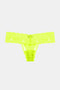 Cosabella Cutie Thong in Neon Yellow