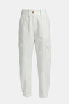 Derek Lam 10 Crosby Elian Utility Pants in Washed White