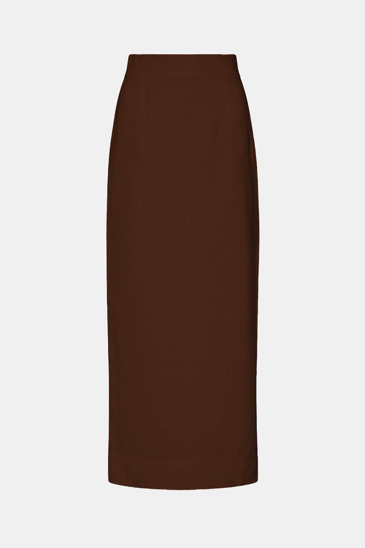 Emma Pencil Skirt in Chocolate