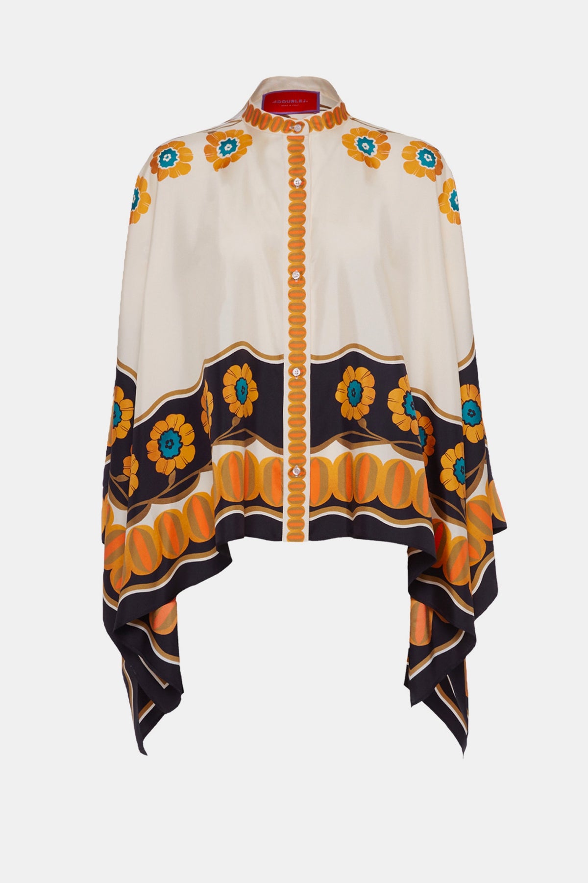 Foulard Silk Shirt in Daisychain