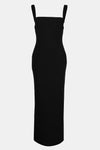 Solace London Joni Knit Dress in Black
