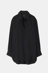 Nili Lotan Julien Silk Shirt in Black