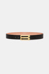 Victoria Beckham Jumbo Frame Belt in Black