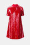 STAUD Mini Ilana Dress in Poinsettia