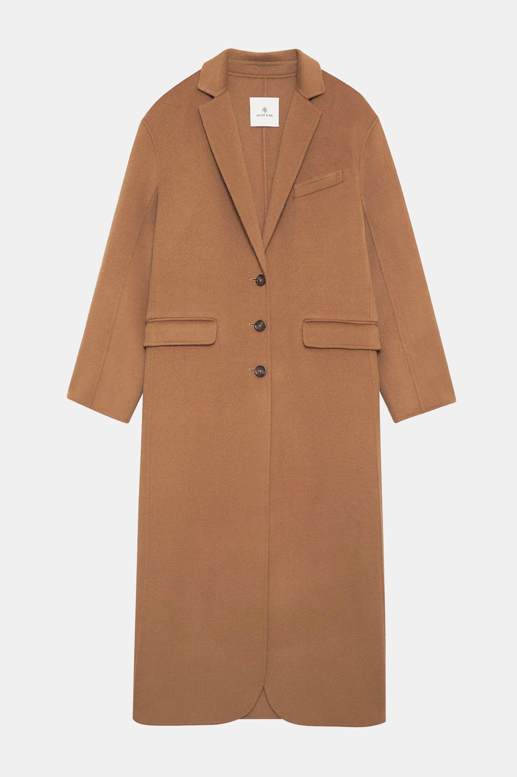 Quinn Coat in Camel Cashmere Blend