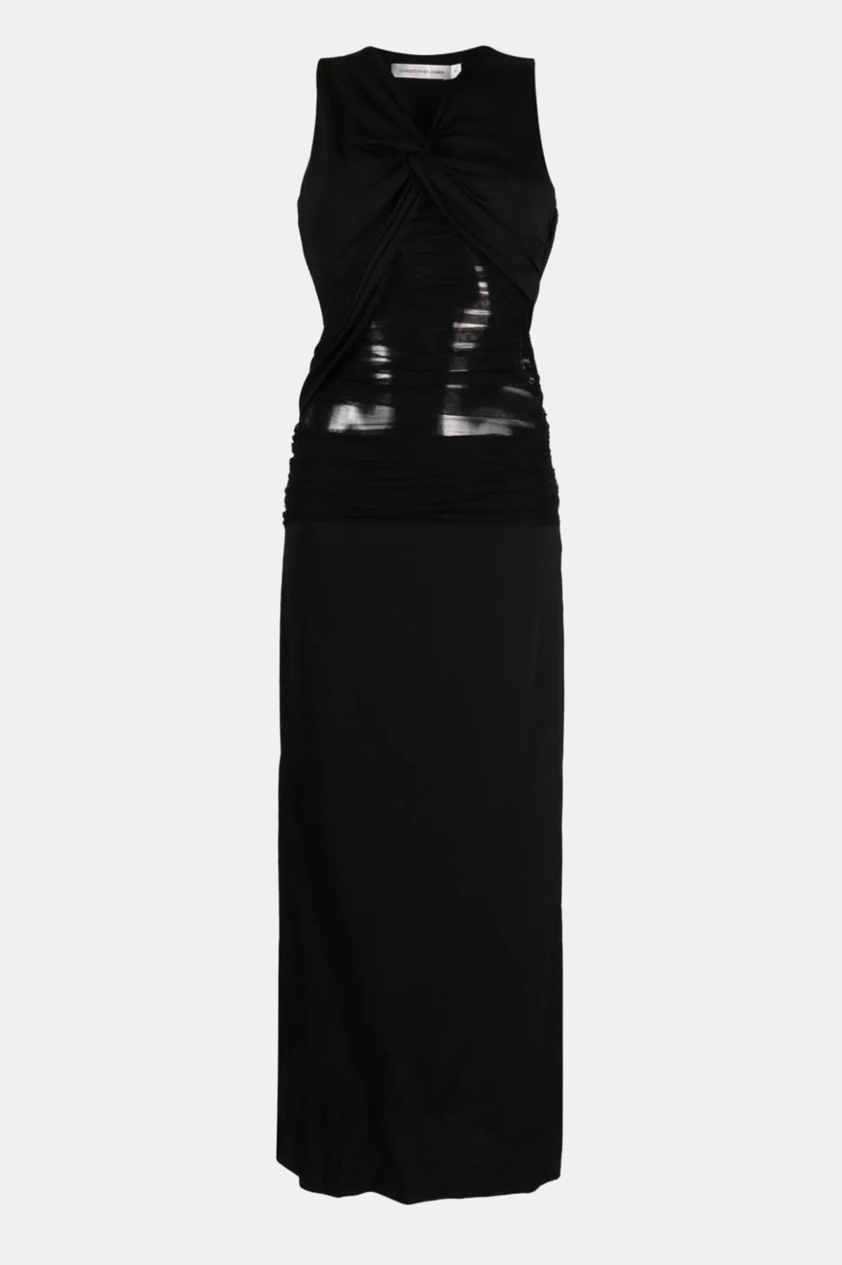 Semblace Tulle Twist Dress in Black