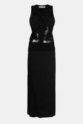 Christopher Esber Semblace Tulle Twist Dress in Black