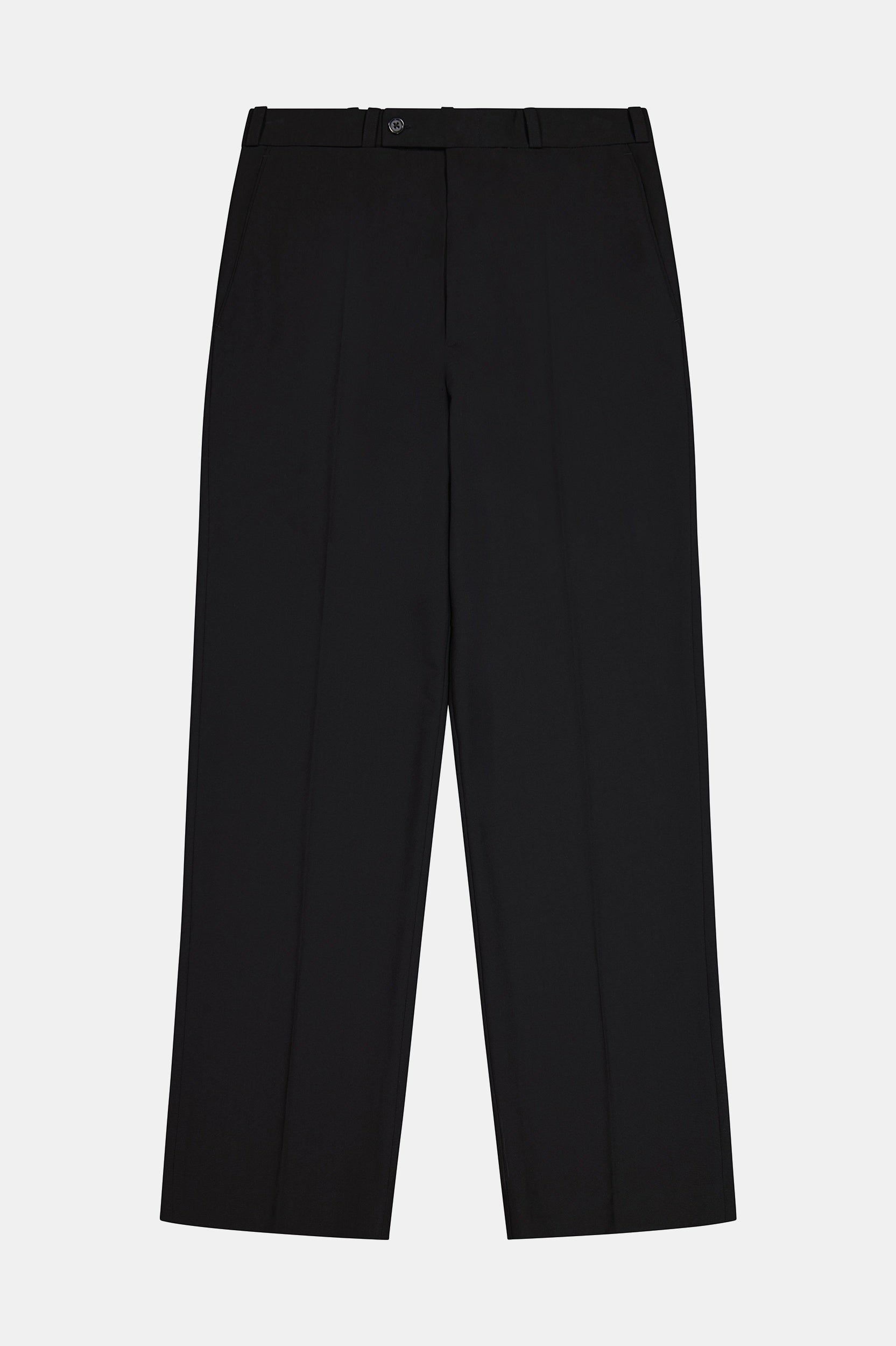 Straight Tailored Trouser in Black