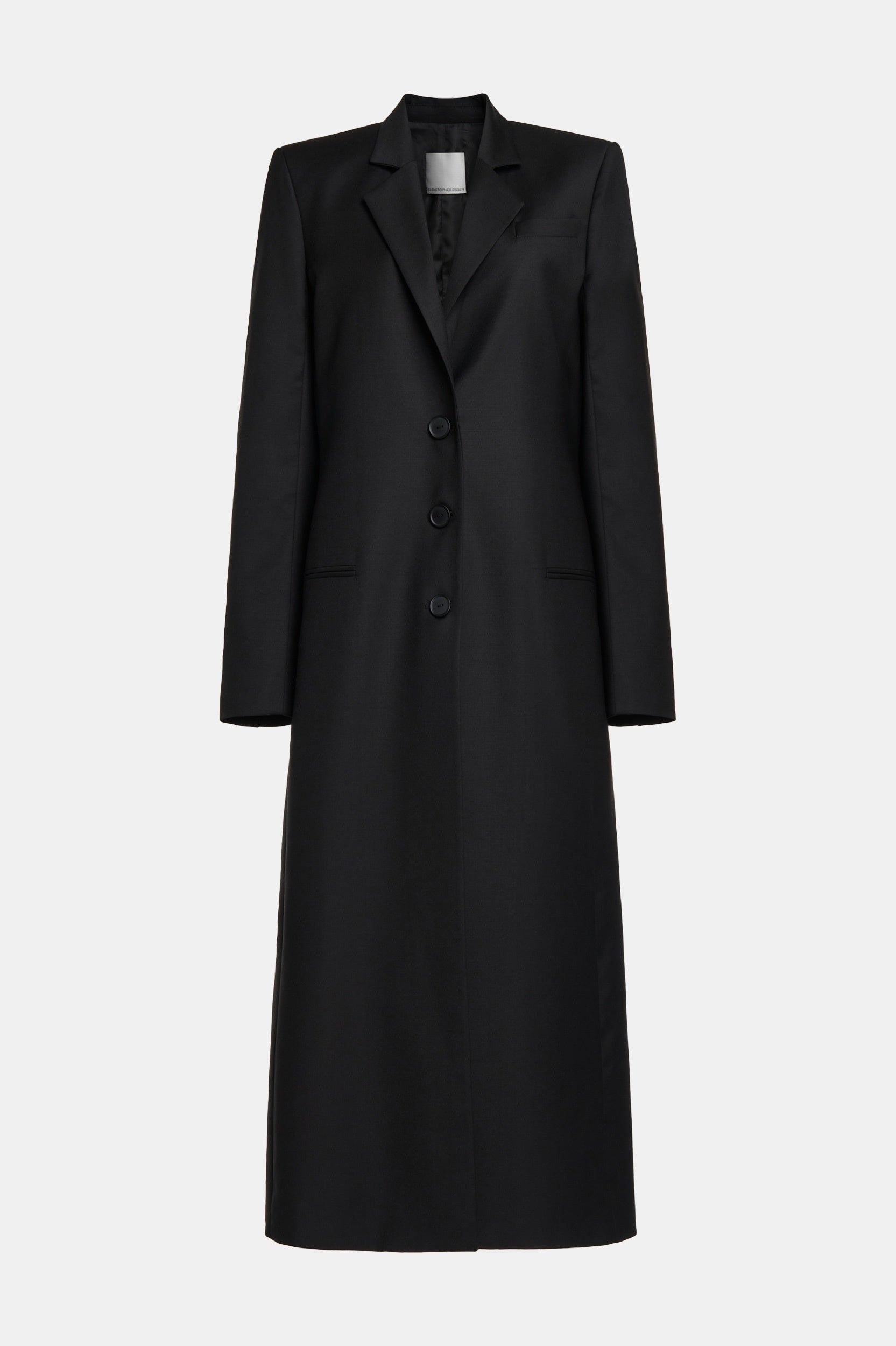 Talus Tailored Coat in Black