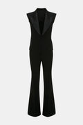Victoria Beckham Tuxedo Jumpsuit in Black