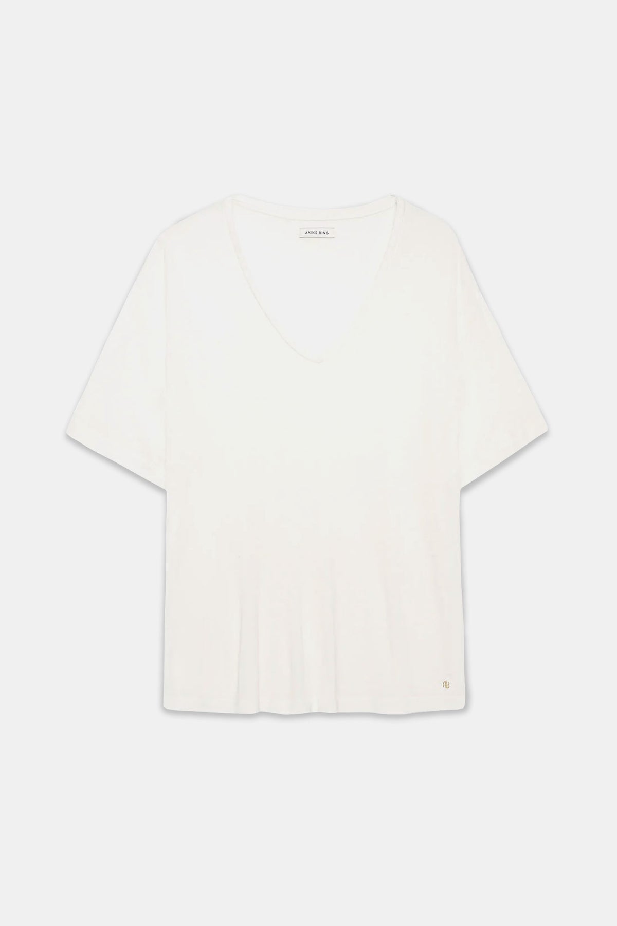 Vale Tee in Off White Cashmere Blend