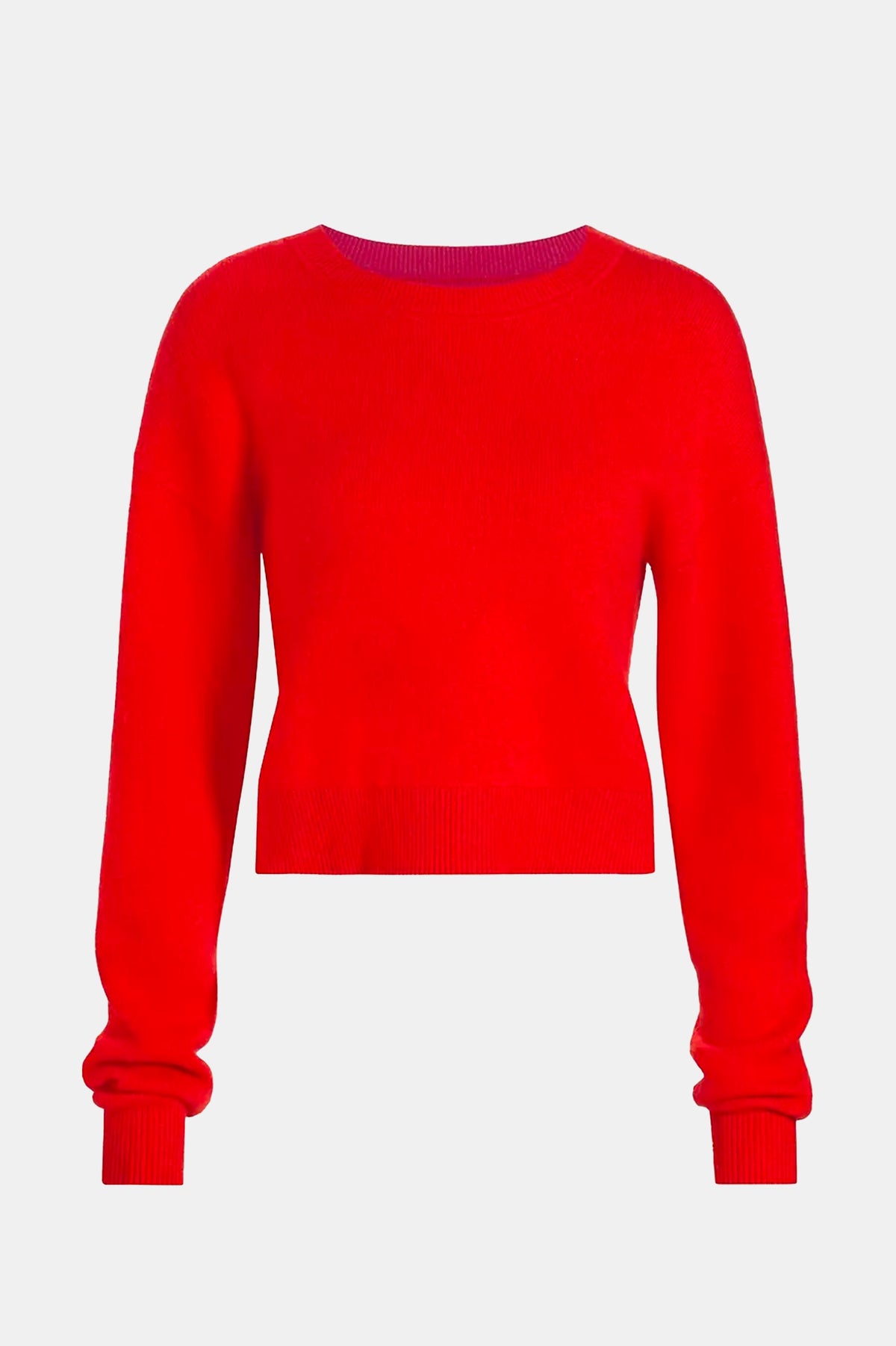 William Crewneck Sweater in Tomato