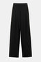 Theory Wide Leg Pleat Pant in Black